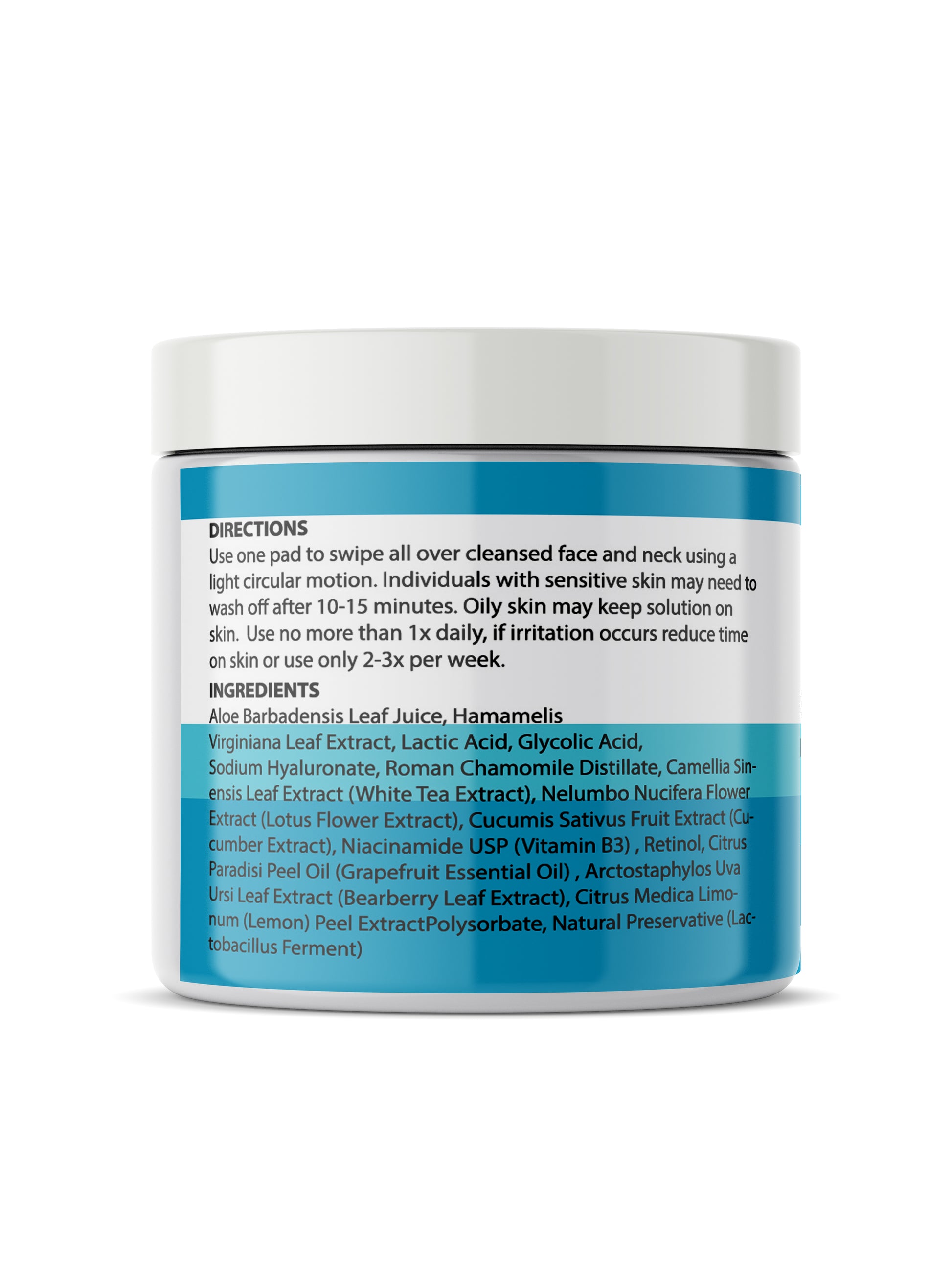 Planet Eden 10% or 20% Gly-Lactic Glycolic & Lactic Acid Skin Exfoliating Pads image 4