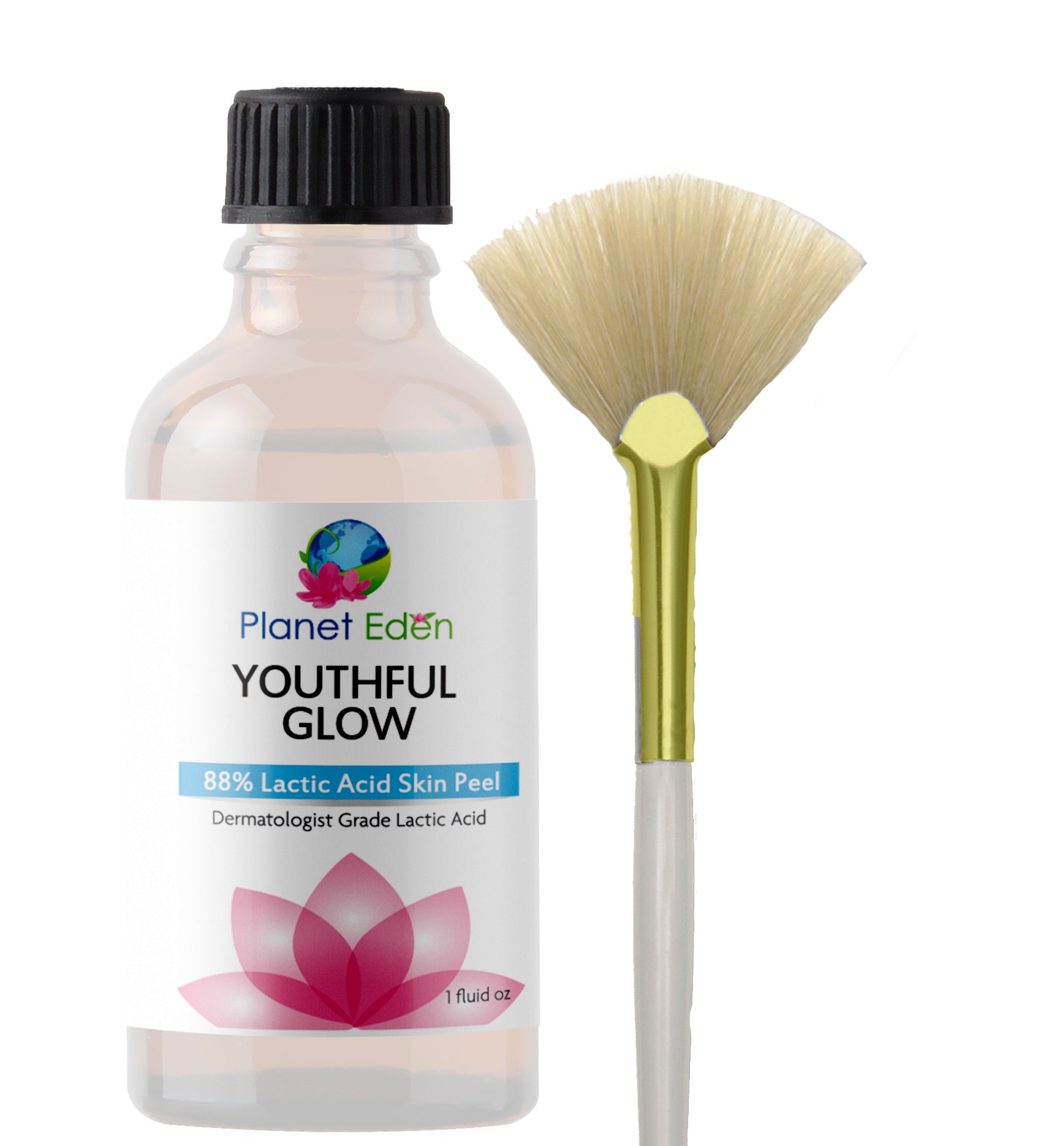 Planet Eden 40%-88% Lactic Acid Peel with Fan Brush - Clinical Strength image 0