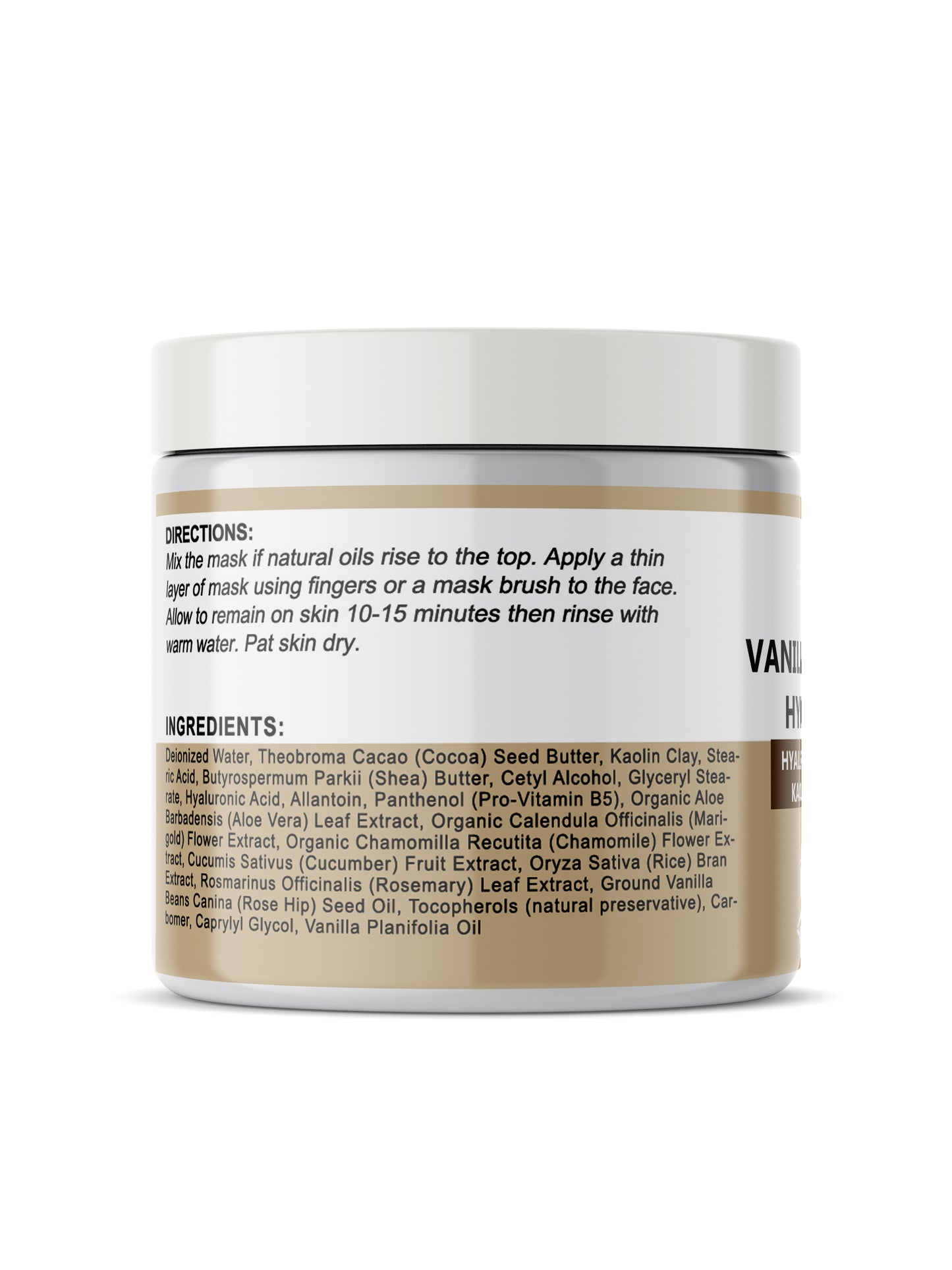 Planet Eden Vanilla Bean Frosting Skin Facial Mask - Detox and Hydrate image 2