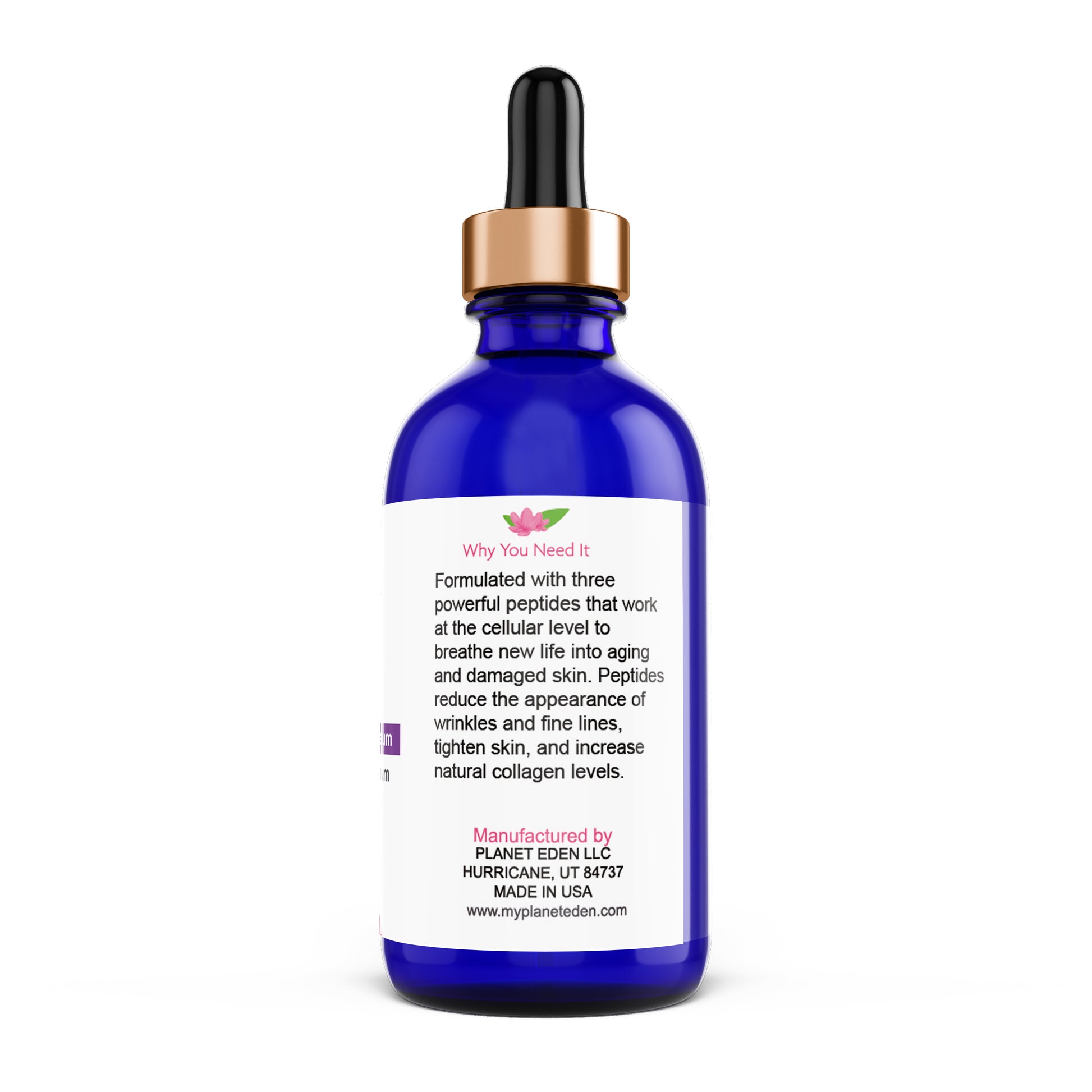 1% GHK-CU Copper Tripeptide Serum w/ Hyaluronic Acid | Niacinamide image 2
