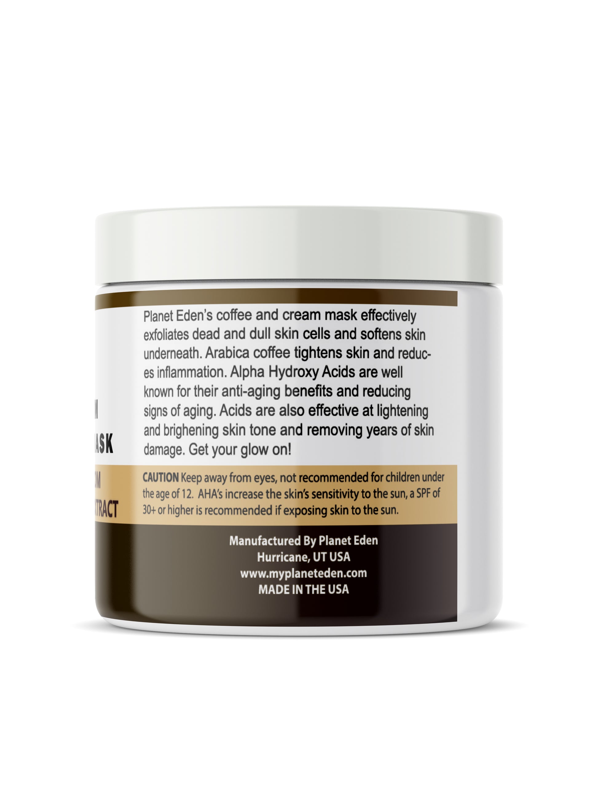 Coffee and Cream GetUp N Glow Mask with Cgaha Mushroon, Kaolin Clay, Lactic Acid image 2