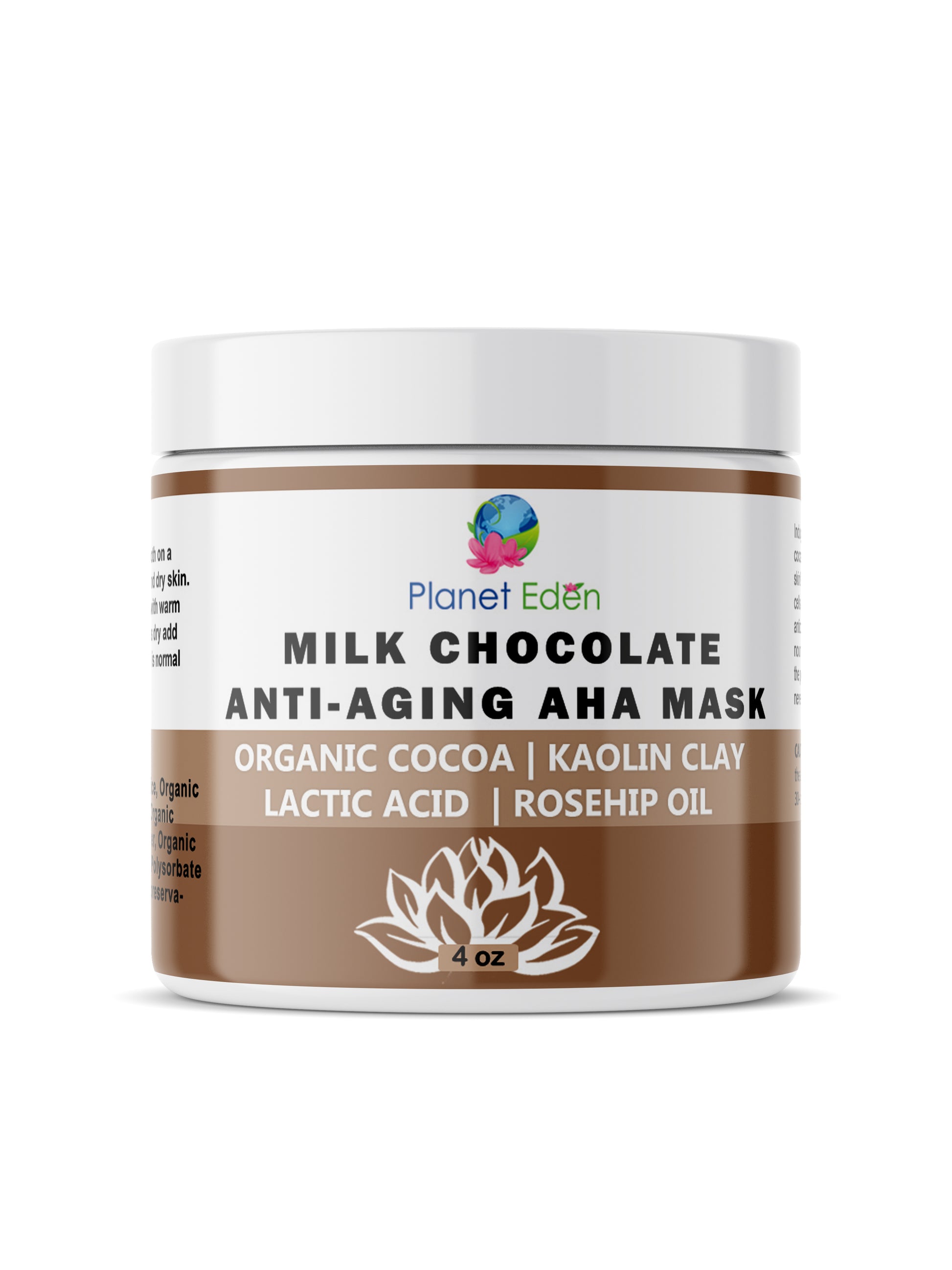 Planet Eden Organic Anti Aging Milk Chocolate Mask with 15% Lactic Acid image 0