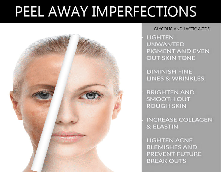 Planet Eden Lactic Acid Peel Kit &  Glycolic Pre-Peel Cleanser and Recovery Crea image 3