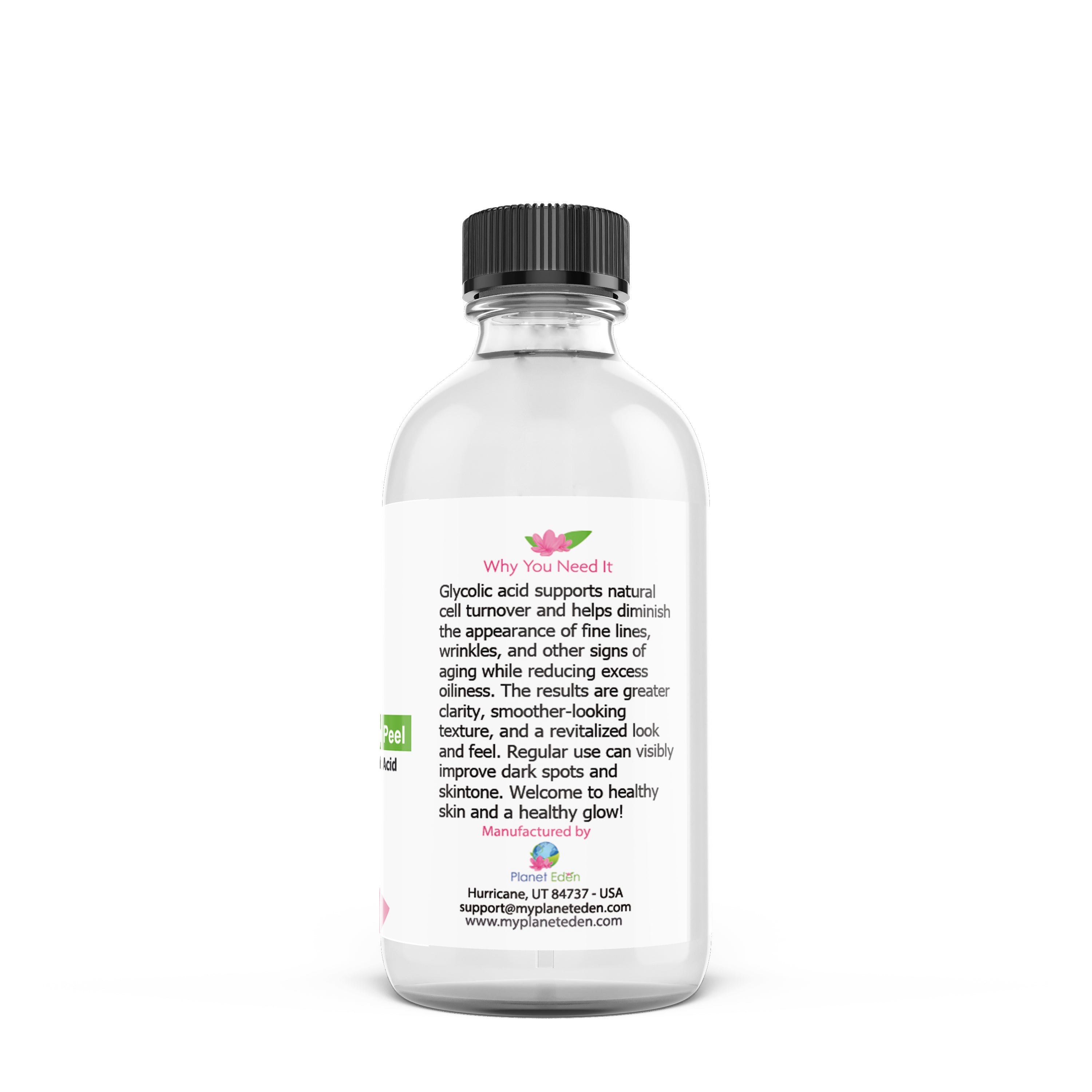 Planet Eden Glycolic Acid Skin Peel with Fan Brush - 30%-70% CLINICAL STRENGTH image 3