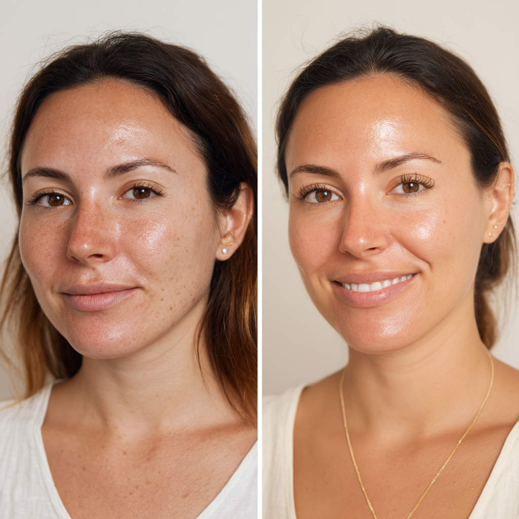 Planet Eden Glycolic Acid Skin Peel with Retinol Hyaluronic Acid Serum